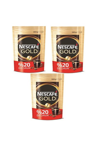 Nescafe Gold 180 Gr Set of 3