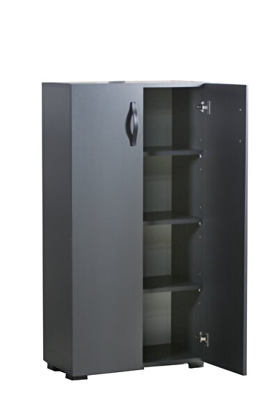 IRMAK MOBİLYA Irmak 2 Kapılı Çok Amaçlı Dolap Ayakkabılık Erzak Mutfak Dolabı 2 Kapaklı 4 Gözlü Mutfak Dolabı