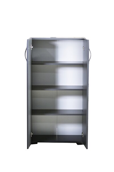 IRMAK MOBİLYA Irmak 2 Kapılı Çok Amaçlı Dolap Ayakkabılık Erzak Mutfak Dolabı 2 Kapaklı 4 Gözlü Mutfak Dolabı