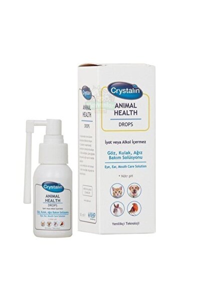 Crystalin Animal Healt Kedi Köpek Evcil Hayvan Solüsyonu 50 Ml