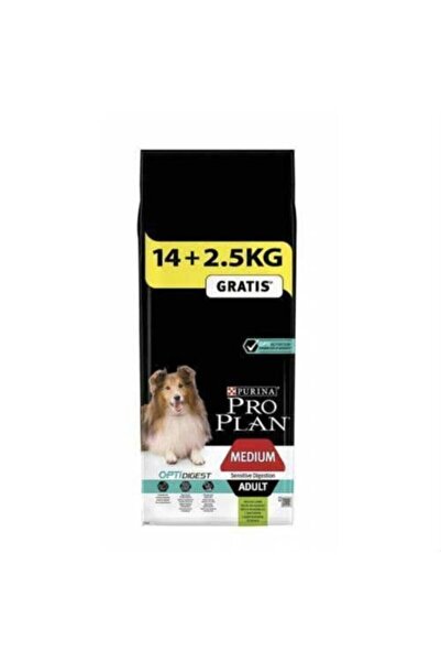 Pro Plan Pro Plan Medium Kuzu Etli Hassas Yetişkin Köpek Maması 14+2,5 Kg
