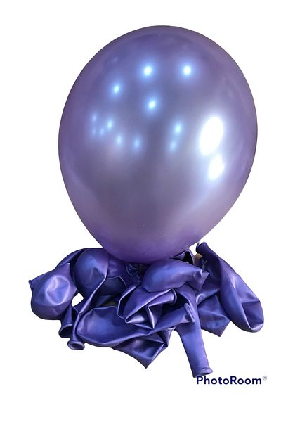 Deniz Party Store Metallic Lilac Balloon 12 Inch 10 Pieces