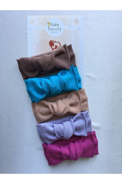 Baby Tweety 5-Piece Combination Handmade Baby Girl Bandana