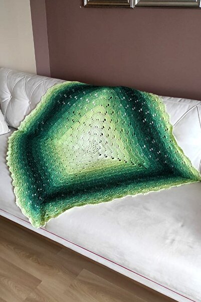 nftart.design شال أريكة محبوك يدويًا من فيروس وبطانية للركبة وبطانية تلفزيون