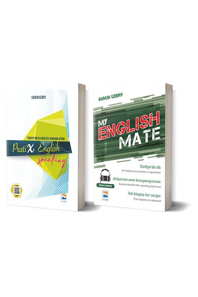 Nisan Kitabevi Yayınları Türkiye's First English Speaking Book Pratix English Speaking + My English Mate Set of 2