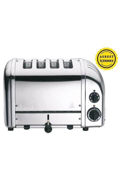 Dualit 47030 محمصة كلاسيكية ذات 4 أوعية فولاذية