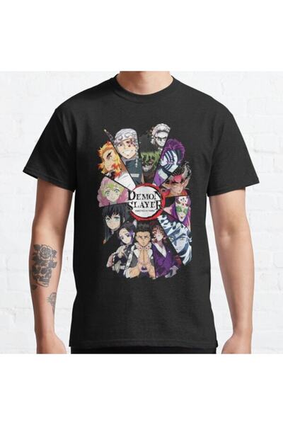 GALASHOP Demon Slayer All Characters Classic Tişört