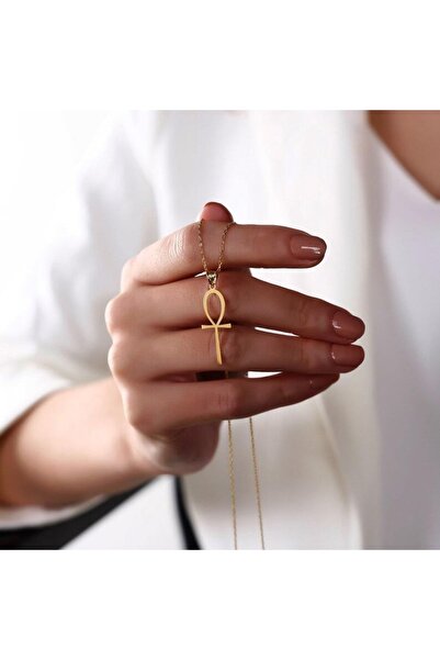 N!da Jewelry 925 Ayar Gümüş Ankh Kolye