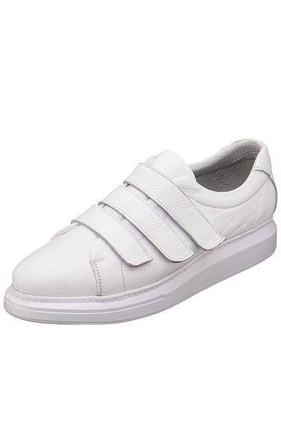 İriadam Gg3313 White Double Layer Thermo Base Top Quality Extra Comfortable Fit Vip Leather Large Size Men's Sports