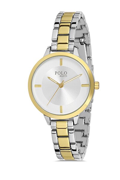 POLO Rucci ساعة يد نسائية معدنية