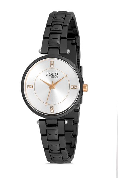 POLO Rucci ساعة يد نسائية معدنية