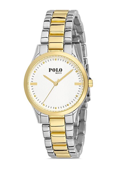 POLO Rucci ساعة يد نسائية معدنية