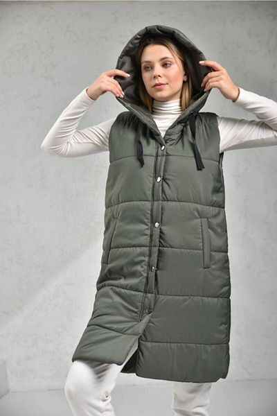 VOLT CLOTHİNG Puffer vesta s kapucí