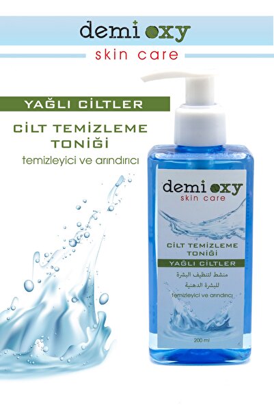 Demi oxy - Cilt Temizleme Toniği - Yağlı Ciltler 200 Ml