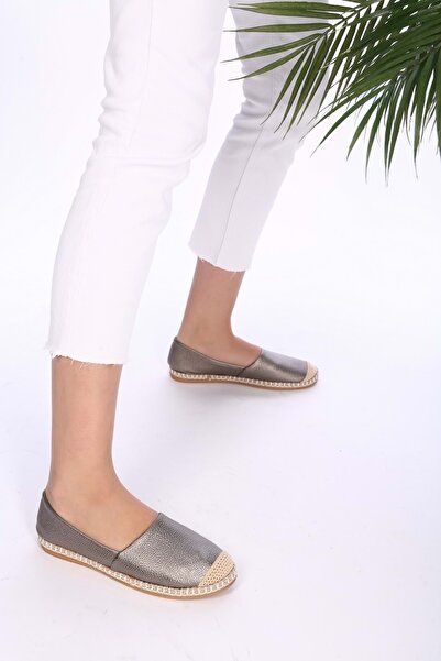 Shoeberry Platinum Skin Espadrille für Damen