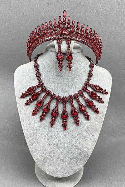 Limelia Set coroană și colier cu henna de mireasă Anteras