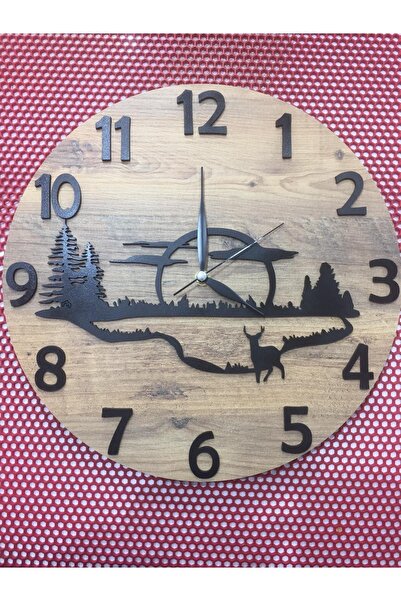 ALBAYRAK ZÜCCACİYE ساعة حائط خشبية