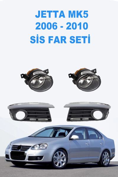 Vasspart Volkswagen Jetta Mk5 2006-2010 Far Anahtarlı Sis Far Seti