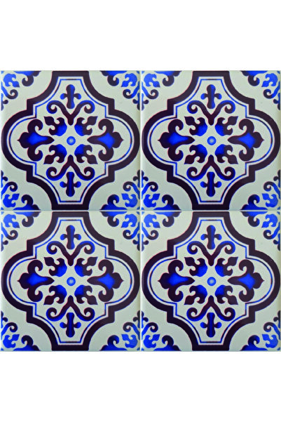 KÜTAHYA ÇİNİ SANAYİ 10x10 Cm Çini Desenli Çini Seramik Karo