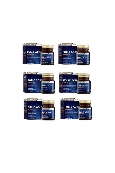 Nutraxin Folic Acid 100 Tablets X6 Pieces