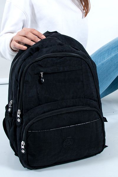 MEGA Black Crinkle Backpack 265