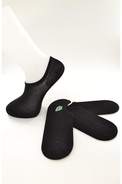 Flora Men's 4-Piece Solid Color Ballerina Socks