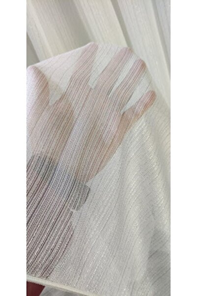 perhal perde ve halı Beyaz Pırlanta Tül Perde Kar600 1/3 Sık Pile