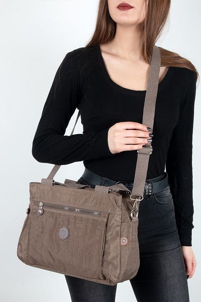 MEGA Women's Mink Clinker Fabric Shoulder Strap Bag 267