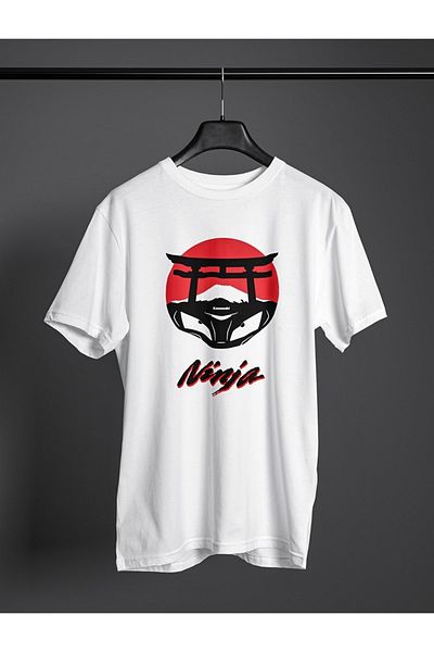 FANBOX SHOP Kawasaki Ninja Motorcycle White T-shirt