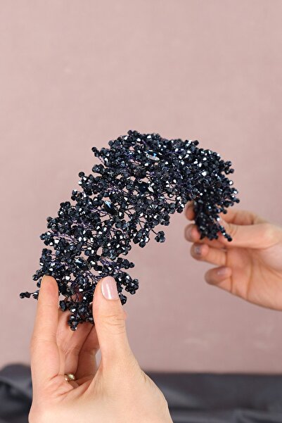 Bontex Cel mai frumos accesoriu de păr pentru mireasă Barbara Crystal cu mărg...