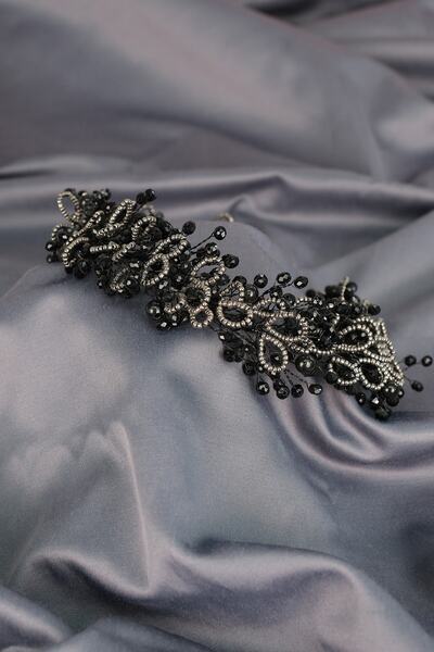 Bontex Crystal And Sand cu mărgele Accesoriu pentru păr și turban de mireasă ...