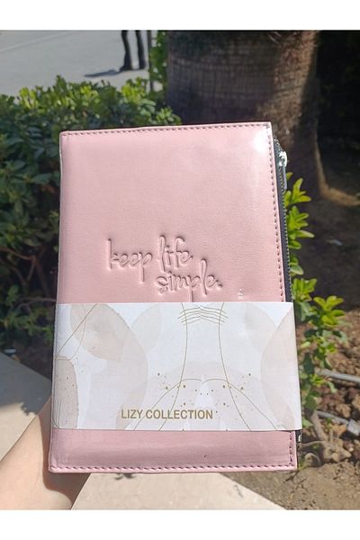 lizy collection Νέο μαλακό μοντέλο σημειωματάριο με φερμουάρ