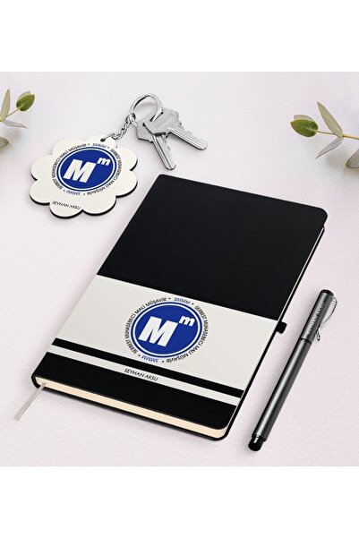 Bk Gift Kişiye Özel Serbest Muhasebeci Mali Müşavir Siyah Defter Kalem Ve Ana...