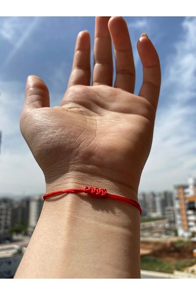 BeryDenz Red Bracelet with Evil Eye Beads