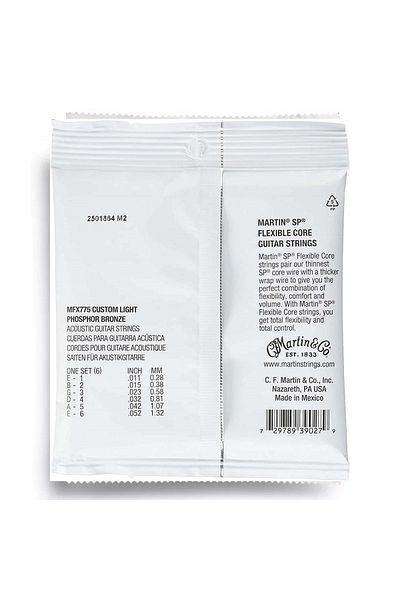 Martin Martin Flexible Core Fx 11-52 - Acoustic Guitar String
