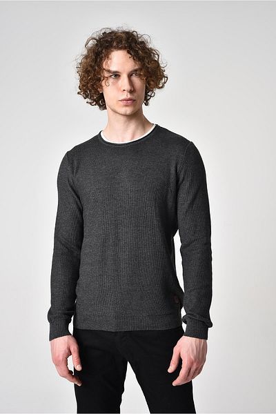 ALEXANDERGARDI Crew Neck Garnished Sweater (e22-5704)