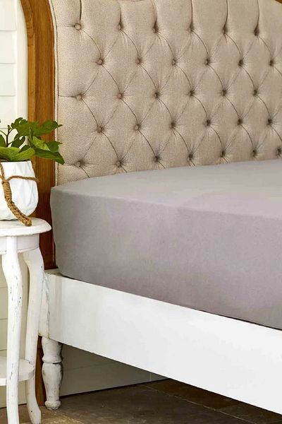 Karaca Home Dark Gray 100% Cotton Double Flat Sheet 240 cm x 260 cm