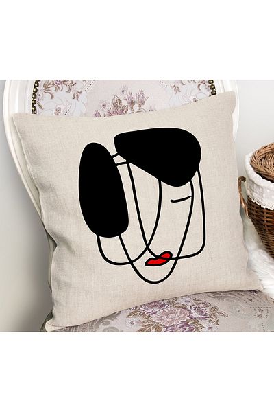 Realhomes Online Silhouette Design Special Motif Modern Perna Aruncă Husă de pernă