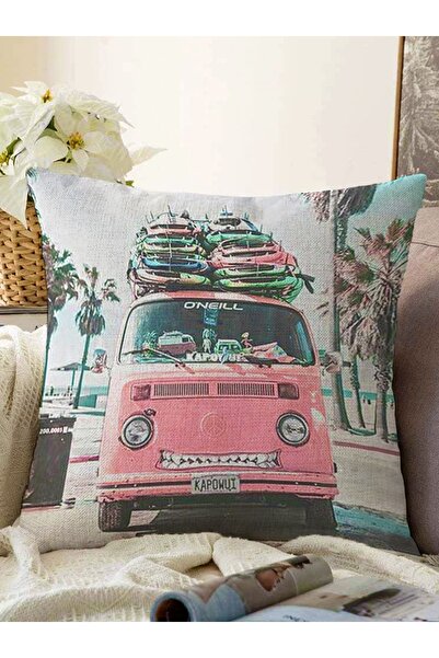Realhomes غطاء وسادة منسوج حديث من راشيل بتصميم سيارة أصلية بتصميم ريترو