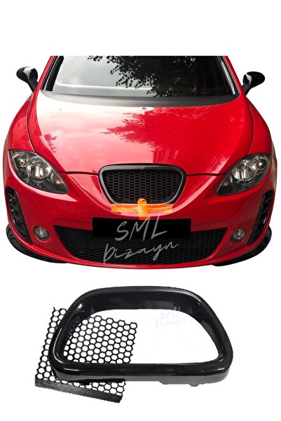 SML Dizayn Seat Leon Mk2 Uyumlu Ön Panjur Izgara Plastik Piano Black