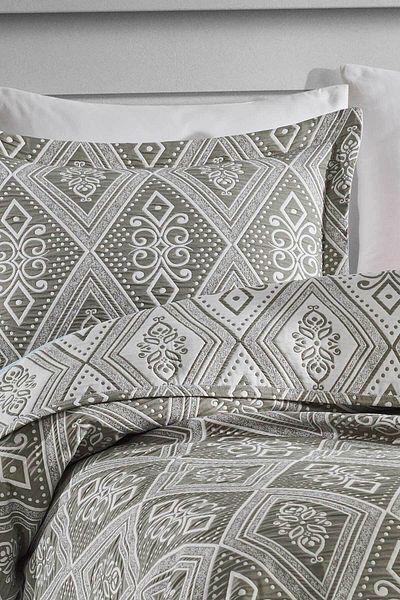 Elart Μονό Σετ Βαμβακερό Κρεβατάκι - Crinkle Bohemian Khaki
