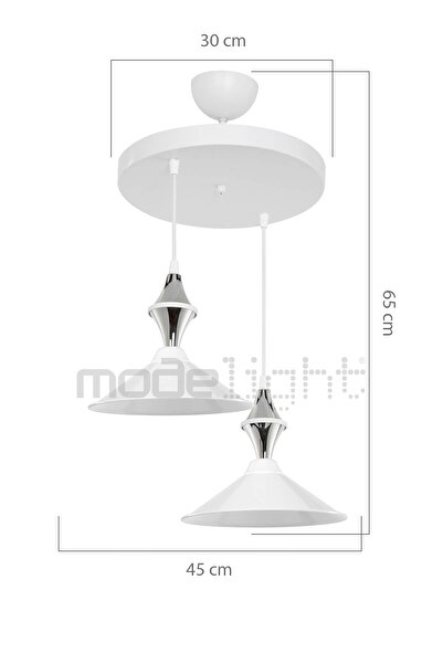 Modelight Akses Küre /karo 2li Maya Sarkıt