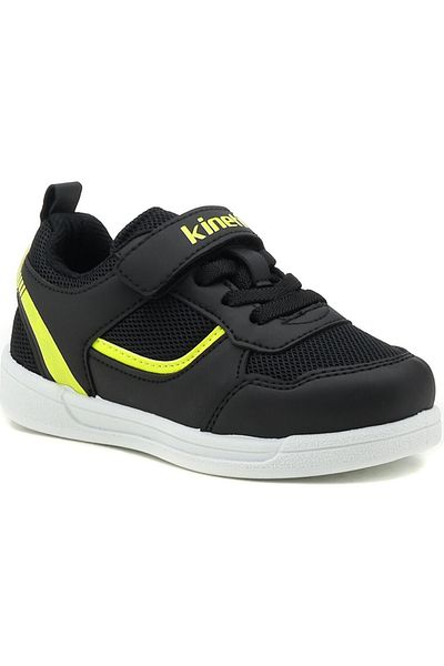 Kinetix Pantofi sport casual pentru băieți Hornet J 2fx negru-verde neon
