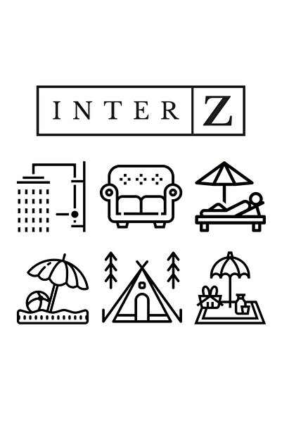 INTER Z %100 Pamuk Plaj Havlusu, Xxl 100x180cm, Marmaris, Ege Mavisi