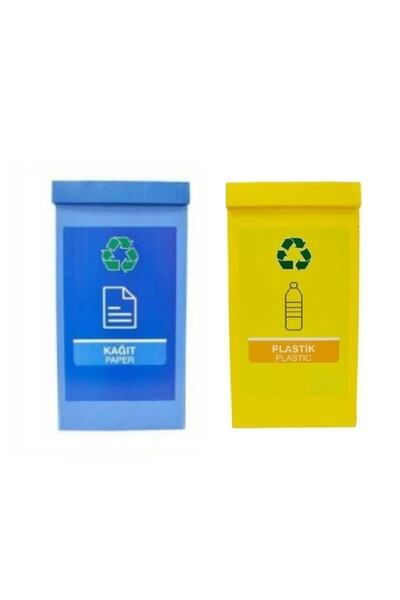 Genel Markalar Geri Dönüşüm Kutusu Plastik Ve Kağıt Atık Kutusu