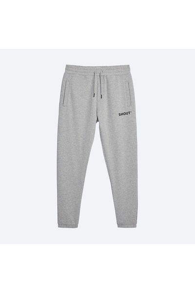 Shout Ανδρικό παντελόνι Basic Grey Jogger
