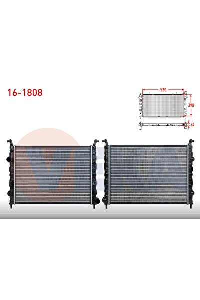 Veka 16-1808 Su Radyatoru Mekanık Fıat Albea 1.3 Mjt M-t 2003-2007