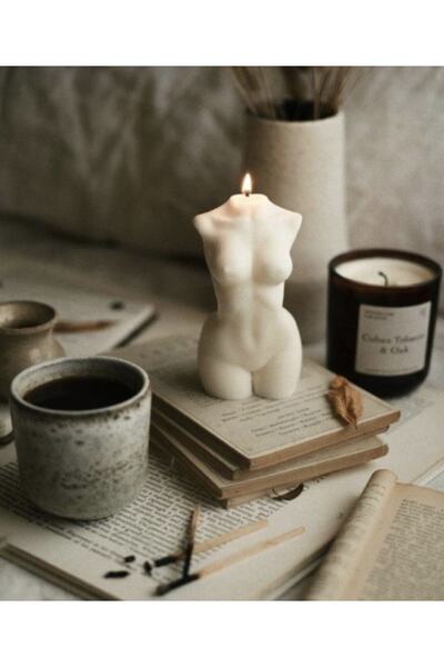 ersu store Kokulu Dekoratif Kadın Büst Mum