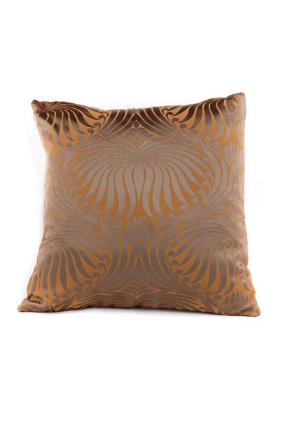 Taka Fabrics غطاء وسادة من قماش الجاكار الساتان مقاس 43 × 43 سم J450006