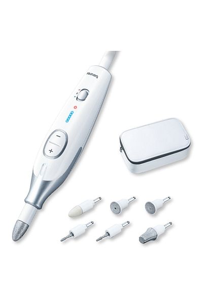 Beurer Mp 42 Manicure Pedicure Set 7 Sapphire And Felt Tip High Speed